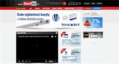 Desktop Screenshot of dentall.cz